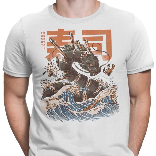 Great Sushi Dragon - Men s Apparel For Sale - Image 3