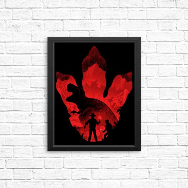 T-Rex Footprint - Posters & Prints Sale - Image 3