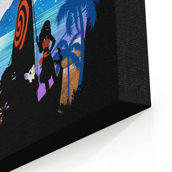 Wandering Princess Silhouette - Canvas Print For Sale - Image 3