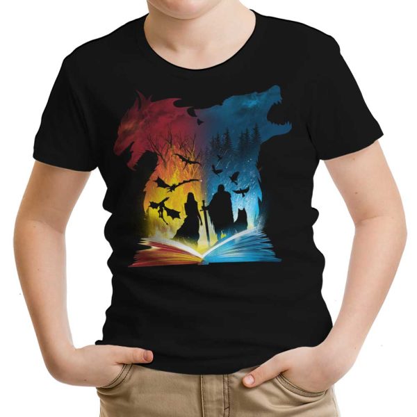 Book of Fire and Ice - Youth Apparel Hot on Sale