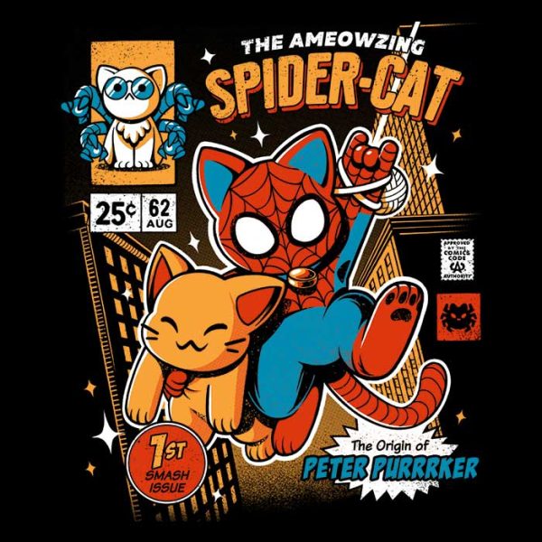 Spider Cat - Sweatshirt Online Hot Sale - Image 2
