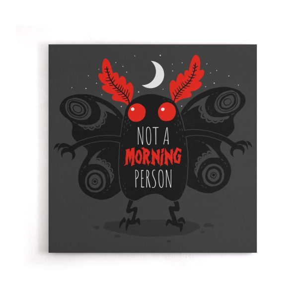 Not a Morning Person - Canvas Print Online Hot Sale - Image 5