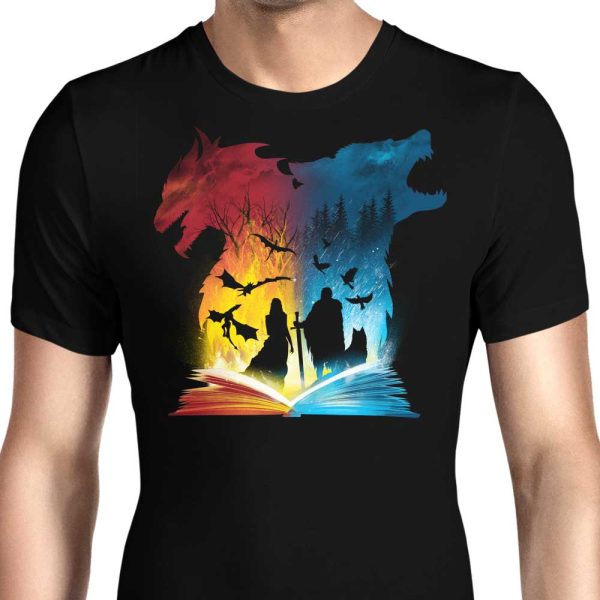 Book of Fire and Ice - Men s Apparel For Cheap