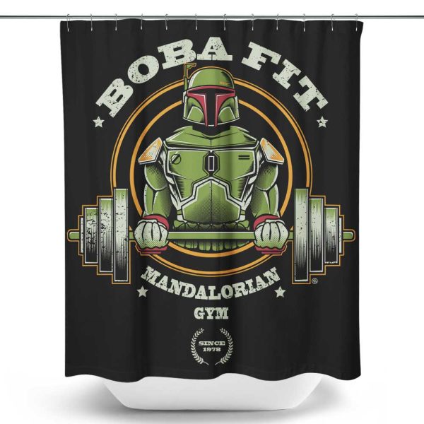 Boba Fit - Shower Curtain Fashion