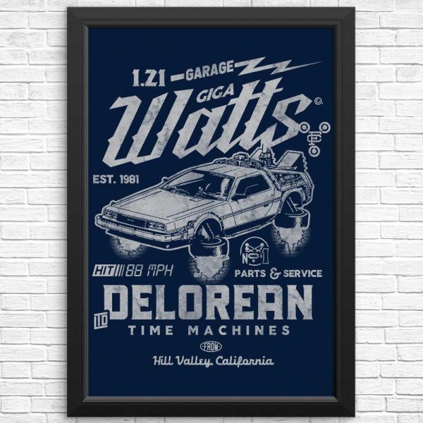 Giga Watts Garage - Posters & Prints Fashion
