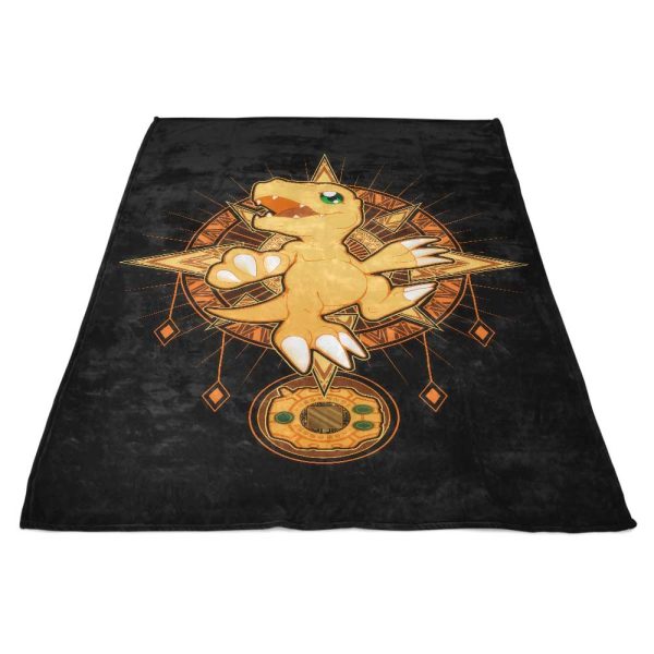 Crest of Courage - Fleece Blanket For Discount