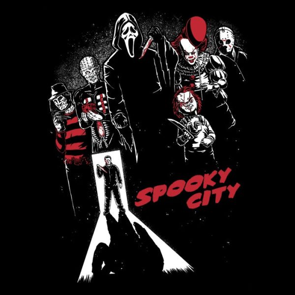 Spooky City - Men s V-Neck Supply - Image 2