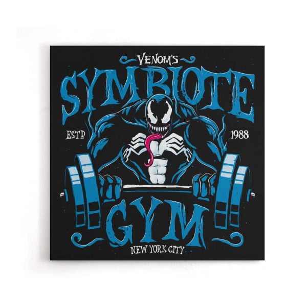 Dark Symbiote Gym - Canvas Print Hot on Sale - Image 5