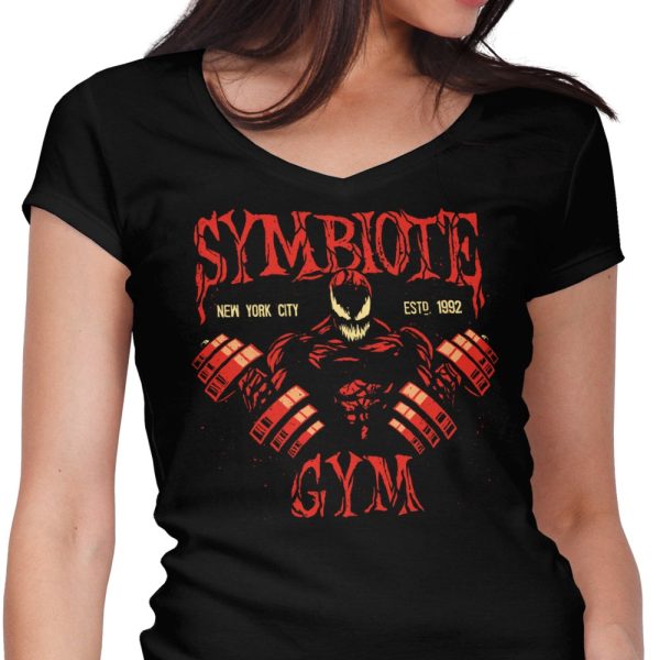Symbiote Gym - Women s V-Neck Fashion