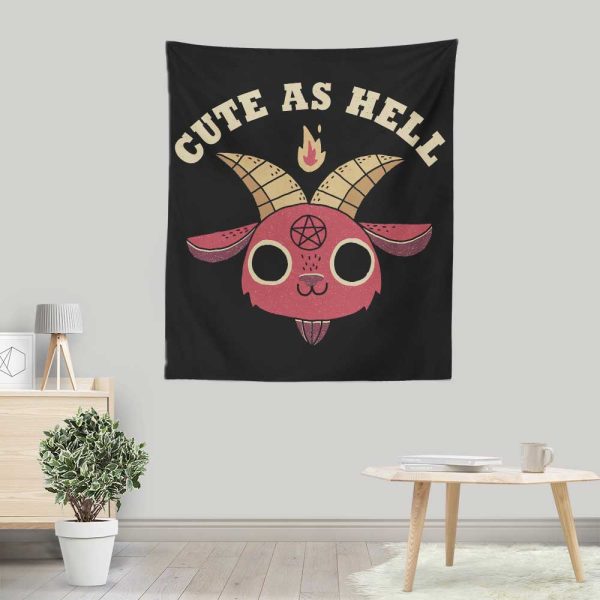 Cute as Hell - Wall Tapestry Hot on Sale - Image 4