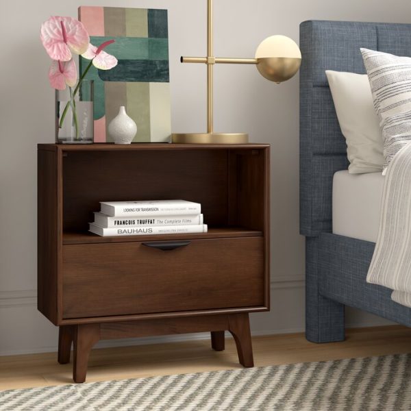 Denzel 1 Drawer Nightstand #AD118 on Sale