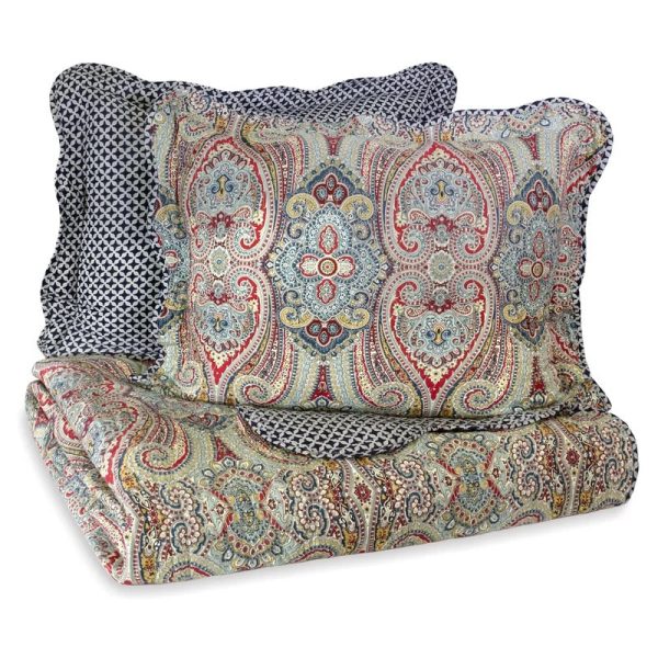 pizzazz reversible quilt set size twin #9ms Hot on Sale - Image 3