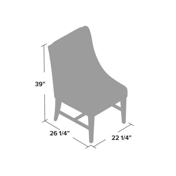Barlow Linen Upholstered Dining Chair in Brown (Set of 4) #2425HW - 2 Separate Boxes Supply - Image 5