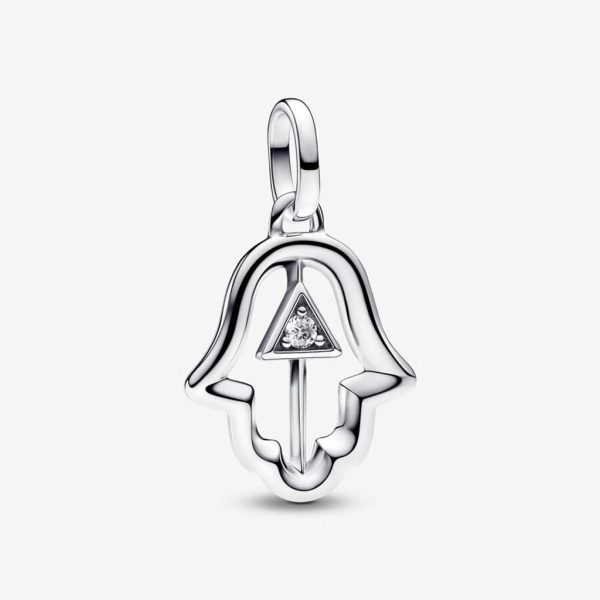 PANDORA :  Hamsa Hand Medallion Charm Hot on Sale