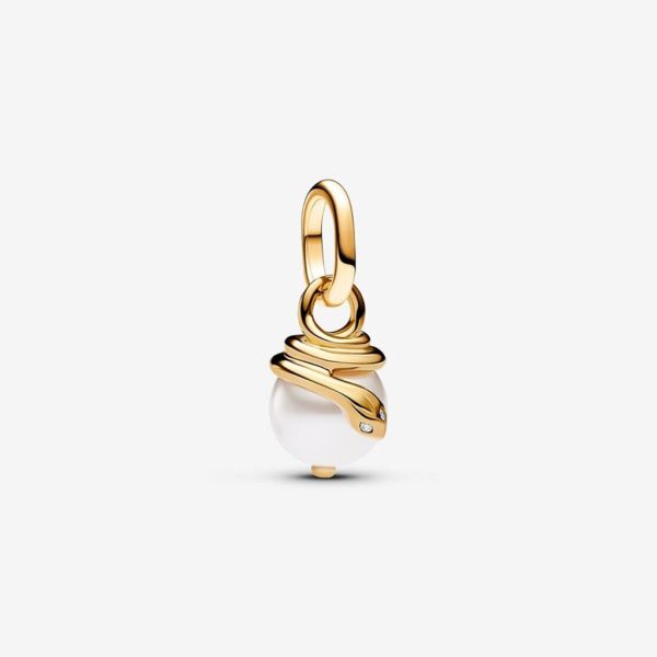 PANDORA : Pandora ME Snake Pearlescent Mini Dangle Charm Sale
