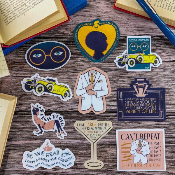 Great Gatsby Sticker 10 Pack Sale - Image 2